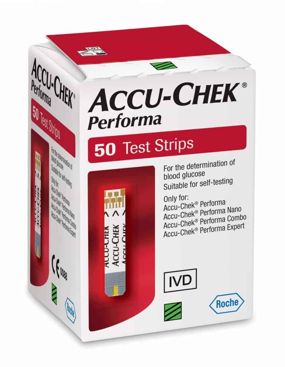 Accu Chek Performa Strips X 50 Diabetic Test Strip